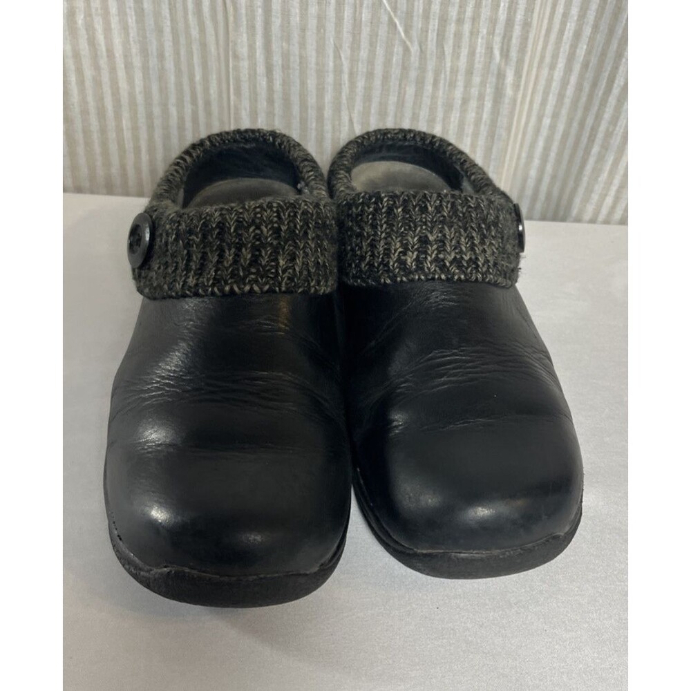 Dansko Kenzie black leather clogs Women's EU 40 US 9.5